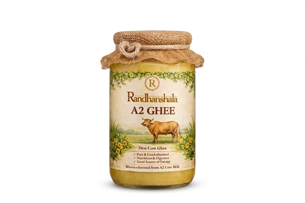 A2 Buffalo Ghee – 1000ml | Premium Pure Desi Buffalo Ghee | Traditional Rich & Aromatic Ghee | Thick Texture & Authentic Taste | 12-Month Shelf Life | No Additives or Preservatives