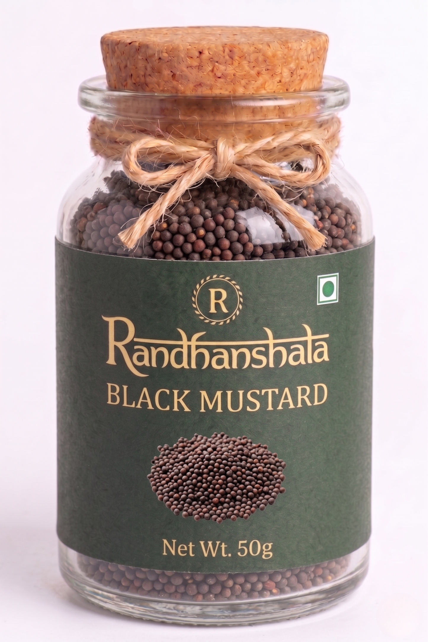 Black Mustard Seeds (Kali Sarso) – 100g | Premium Natural Spice Seeds | Strong Aroma & Pungent Flavor for Tadka, Pickles, Curries & Cooking | 12-Month Shelf Life | No Additives or Preservatives