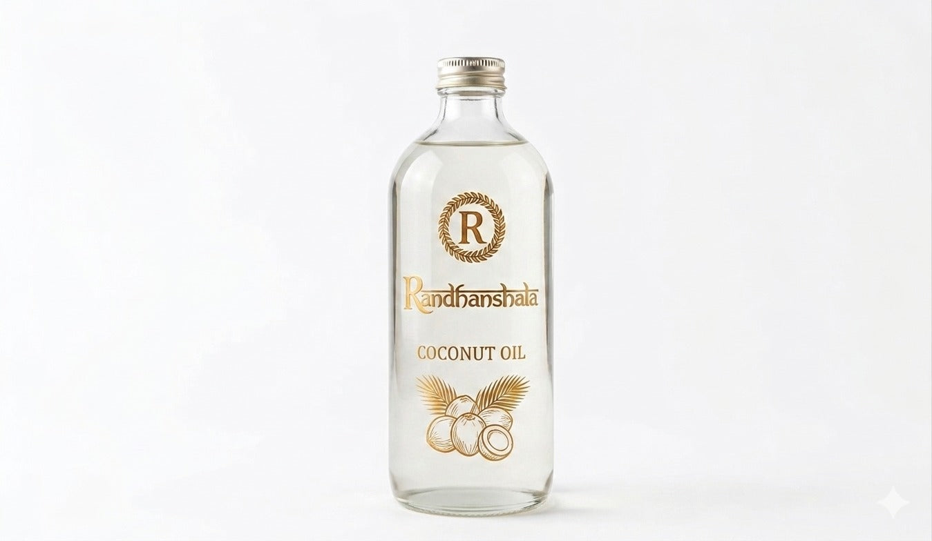 Coconut Oil – 500ml | Pure Edible Virgin Coconut Oil | Natural Cold Pressed Cooking Oil | Light Aroma & Healthy Oil for Cooking, Skin & Hair | No Chemicals or Preservatives