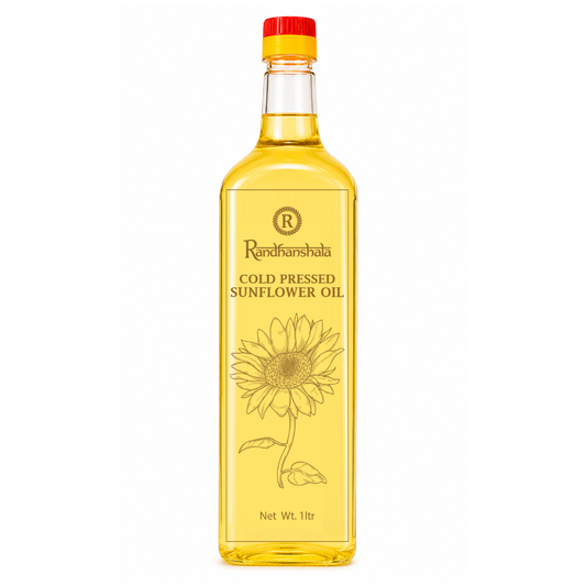 Sunflower Oil – 1000ml | Pure Edible Refined Cooking Oil | Light Texture & Neutral Flavor | Ideal for Frying, Cooking & Daily Use | No Cholesterol | No Preservatives