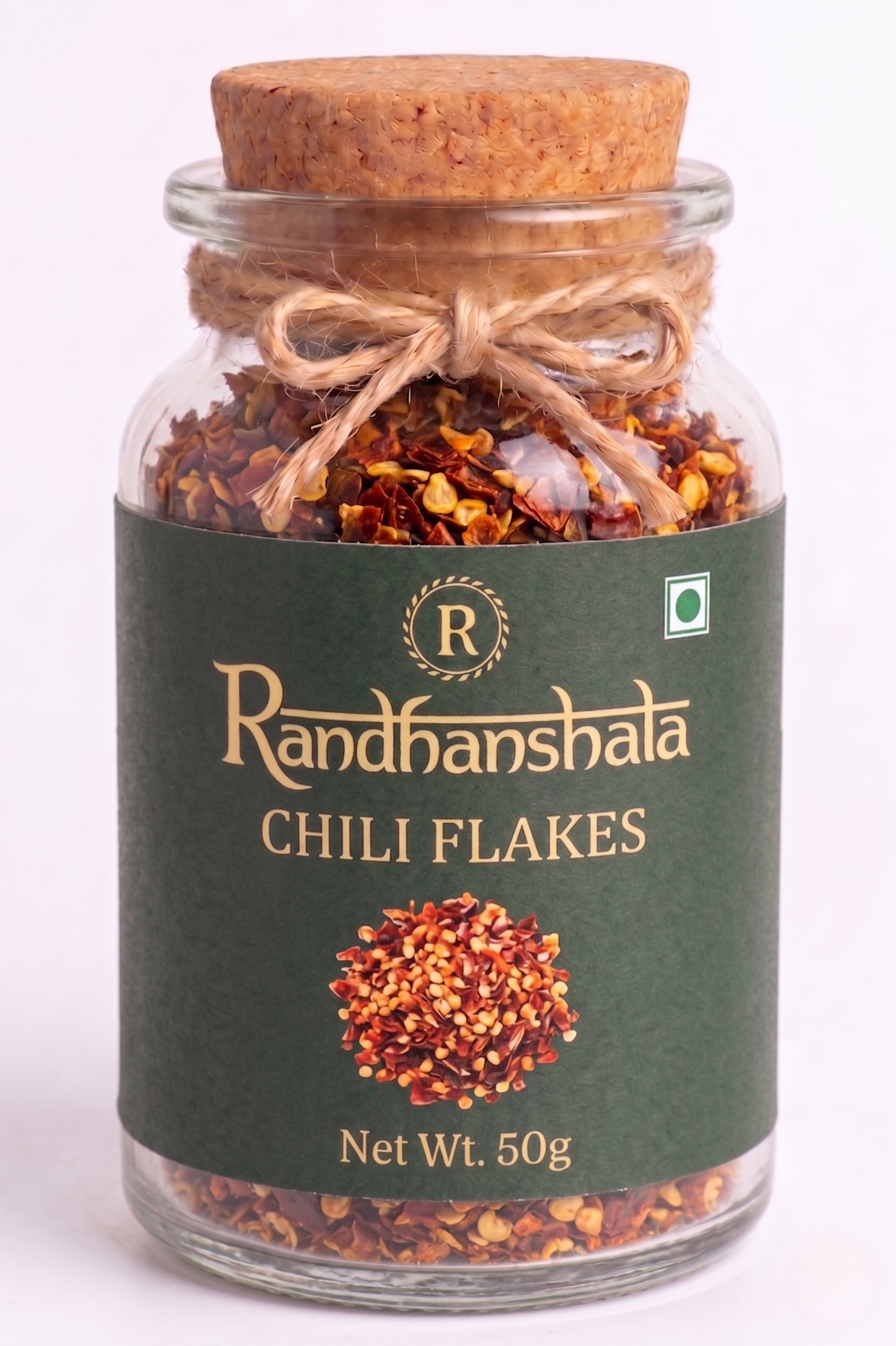 Chilli Flakes (Red Chili Flakes) – 50g | Premium Crushed Red Pepper Spice | Hot & Spicy Seasoning for Pizza, Pasta, Noodles, Snacks & Cooking | 12-Month Shelf Life | No Additives or Preservatives