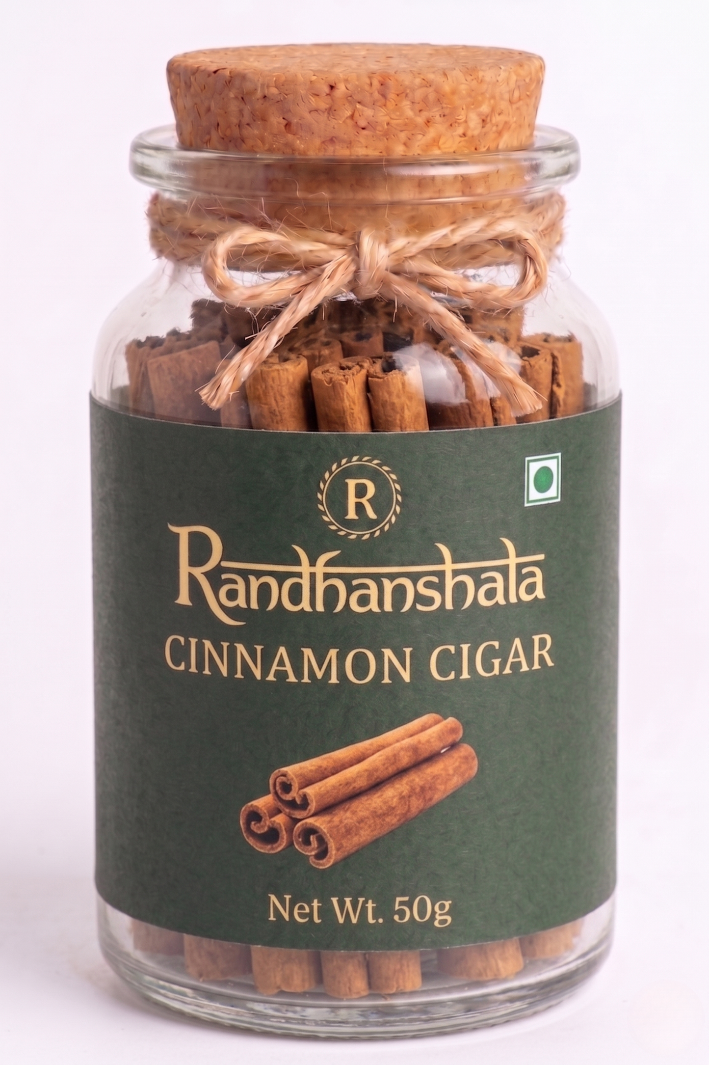 Cinnamon Sticks (Cigar) Whole Raw – 100g | Premium Dalchini Sticks | Natural Sweet Aromatic Spice for Tea, Biryani, Desserts & Cooking | 12-Month Shelf Life | No Additives or Preservatives