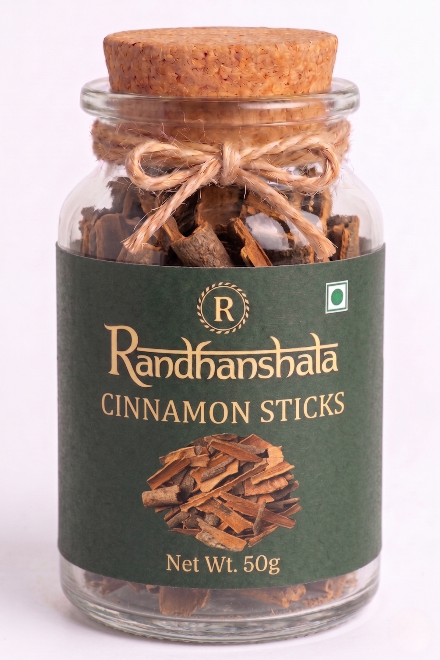 Cinnamon Stick (Dalchini) Whole Raw – 100g | Premium Aromatic Sweet Spice Sticks | Natural Flavor Enhancer for Tea, Biryani, Desserts & Cooking | 12-Month Shelf Life | No Additives or Preservatives