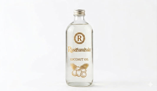 Coconut Oil – 500ml | Pure Edible Virgin Coconut Oil | Natural Cold Pressed Cooking Oil | Light Aroma & Healthy Oil for Cooking, Skin & Hair | No Chemicals or Preservatives