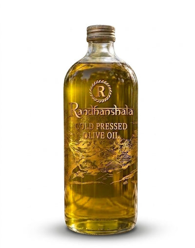 Randhanshala Extra Virgin Olive Oil – 250ml | Cold Pressed Premium Quality Olive Oil | Pure Edible Cooking Oil | Rich Flavor & Healthy Fats | No Chemicals or Preservatives