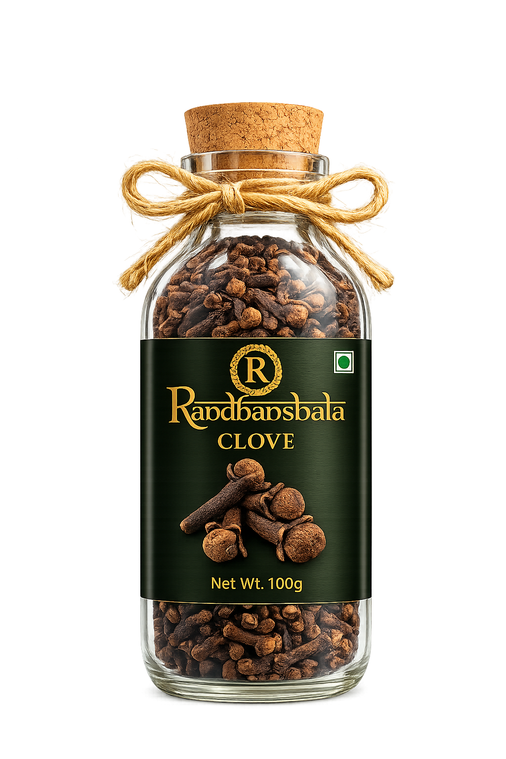 Clove Whole Raw (Laung) – 100g | Premium Handpicked Aromatic Spice | Strong Flavor & Natural Fragrance for Cooking, Baking, Tea & Ayurvedic Use | 12-Month Shelf Life | No Additives or Preservatives